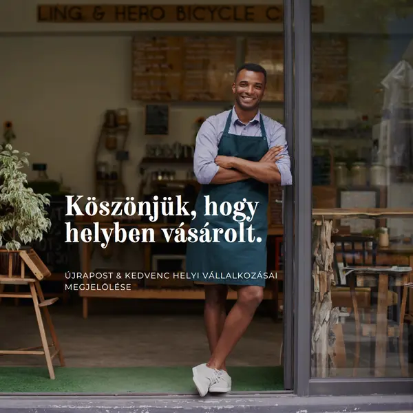 Üdvözlőjel brown modern-simple