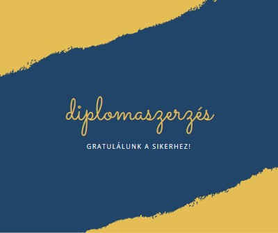 Diploma izgalmak yellow modern-simple