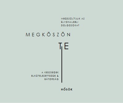 Megszólítjuk gray modern-simple