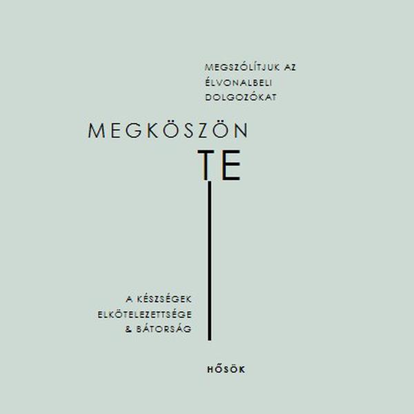 Megszólítjuk gray modern-simple