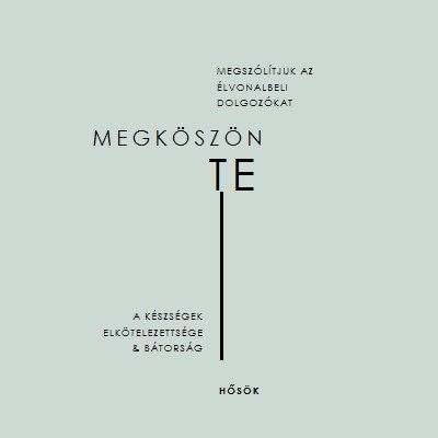 Megszólítjuk gray modern-simple