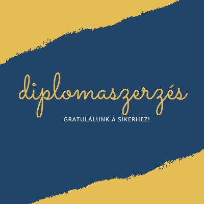 Diploma izgalmak yellow modern-simple