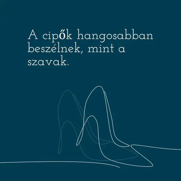 Élet a magas élet blue whimsical-line