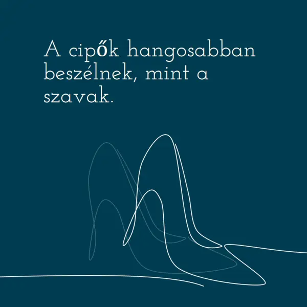 Élet a magas élet blue whimsical-line