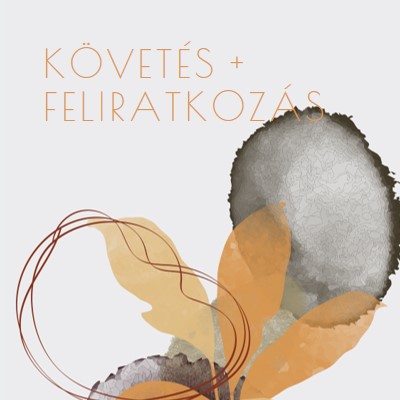 Kövesse az aranyat gray organic-boho