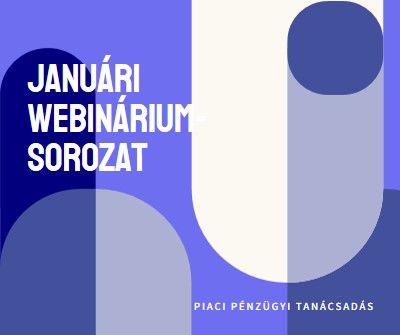 Januári webinárium-sorozat blue modern-bold