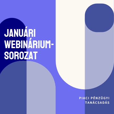 Januári webinárium-sorozat blue modern-bold