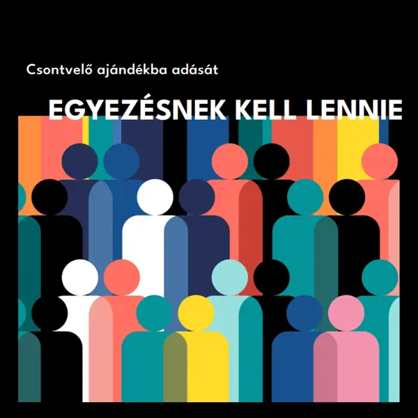 Legyen csontvelődonor black modern-bold