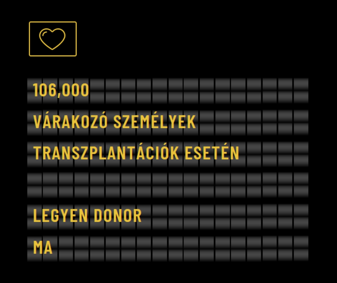 Váljon szervdonorvá ma black modern-bold