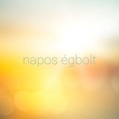 Napos égbolt yellow modern-simple