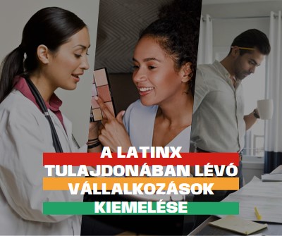 A Latinx tulajdonában lévő vállalkozások ünnepe white modern-simple