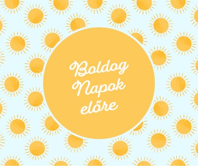 Napfoltok yellow whimsical-color-block