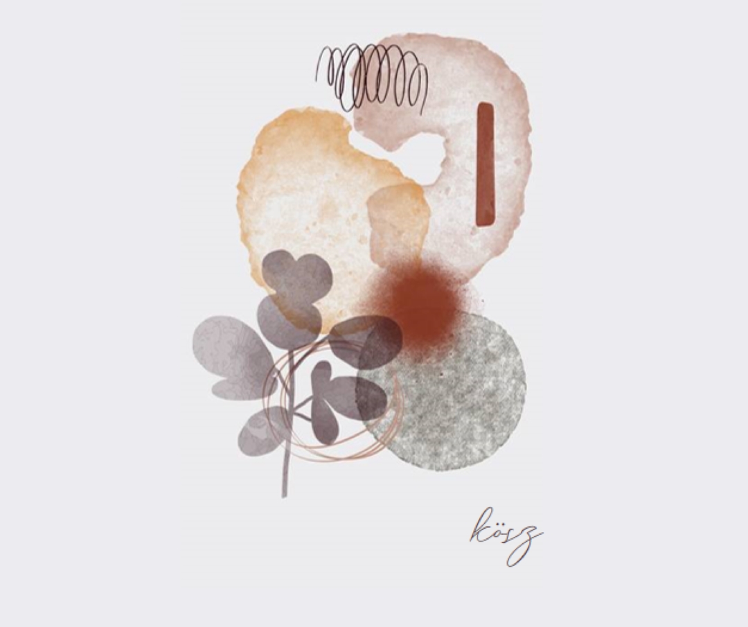 Művészi köszönet gray modern-simple