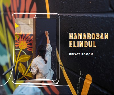 Hamarosan elindul black whimsical-line