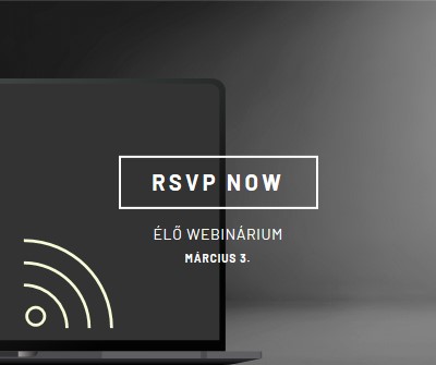 Webinárium csillag black modern-simple