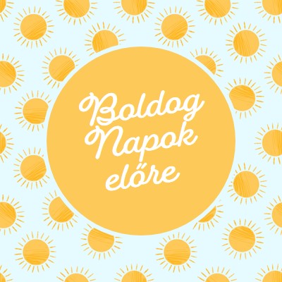 Napfoltok yellow whimsical-color-block