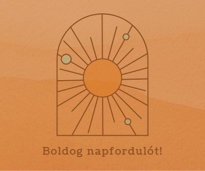 Jó a napfordulónak orange organic-boho