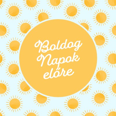 Napfoltok yellow whimsical-color-block