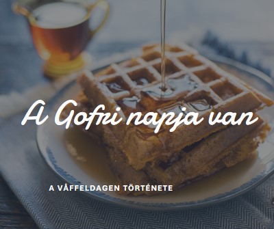 A Gofri napja van blue modern-simple