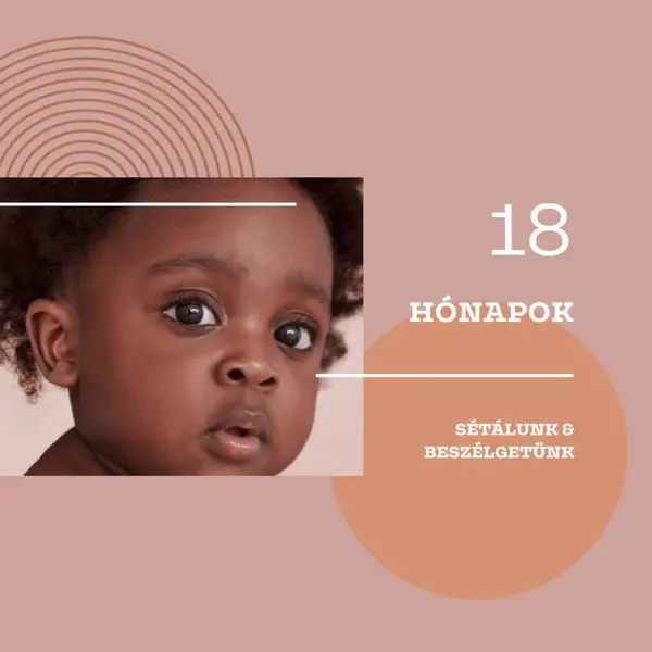 Bababeszélgetés pink modern-simple