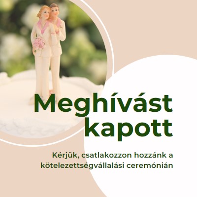 Meghívást kapott a véglegesítésre pink modern-simple