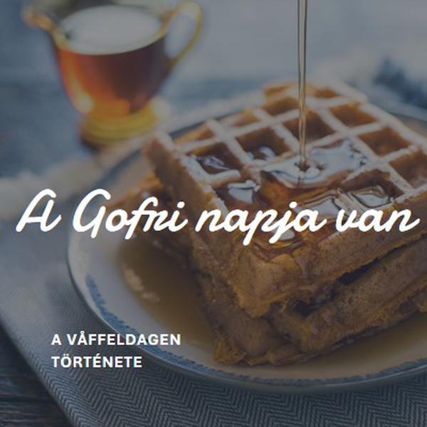 A Gofri napja van blue modern-simple