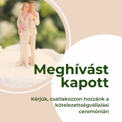 Meghívást kapott a véglegesítésre pink modern-simple