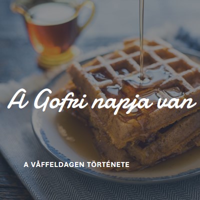 A Gofri napja van blue modern-simple