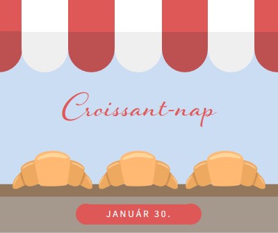 Croissant-nap blue whimsical-color-block