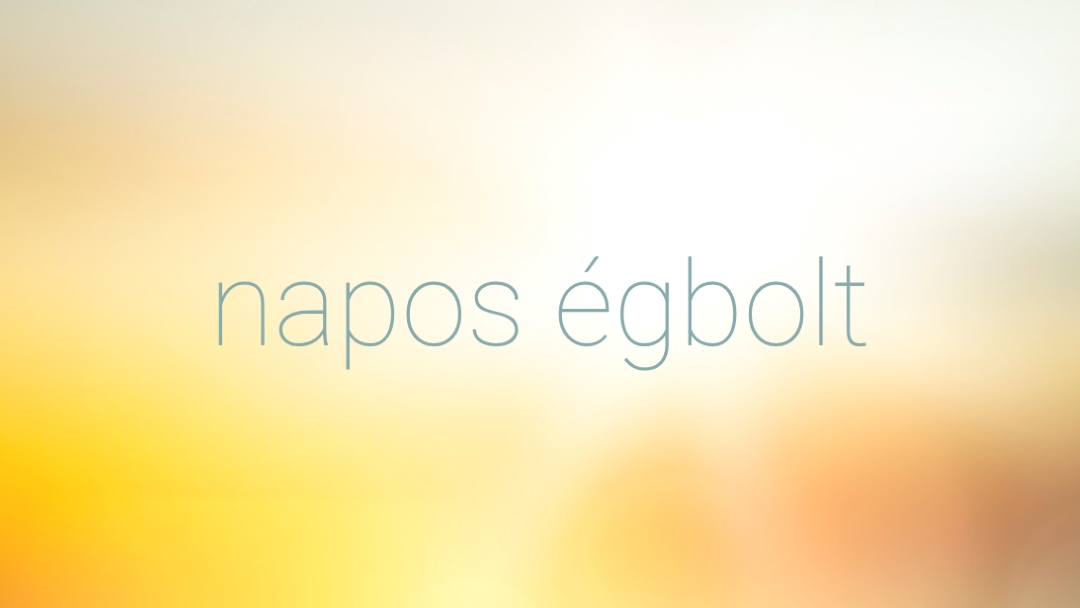 Napos égbolt yellow modern-simple