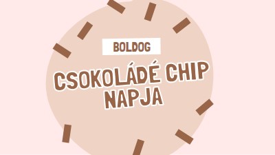 Boldog csokoládé napot brown organic-simple