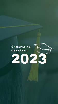 Ünnepli az osztályt green modern-simple