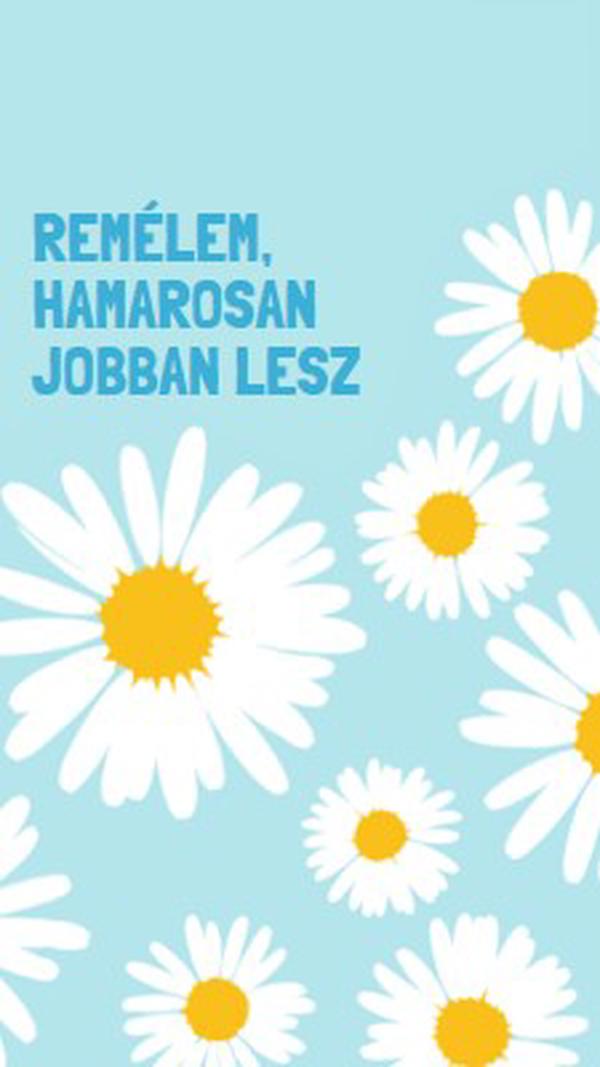 Remélem, hamarosan jobban lesz. blue whimsical-color-block