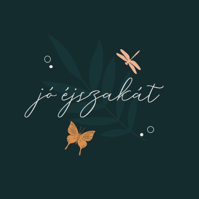 Egy egyszerű jó éjszaka blue whimsical,bohemian,graphic,simple,motif,handwriting,illustration,