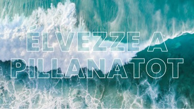 Élvezze a pillanatot blue modern-simple