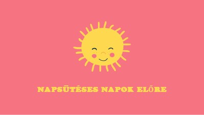 Napsütéses állapot pink vintage-retro