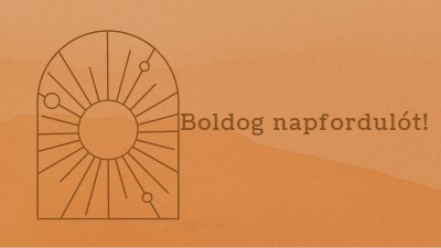 Jó a napfordulónak orange organic-boho