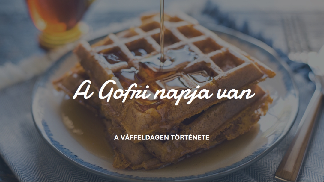 A Gofri napja van blue modern-simple