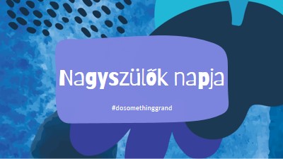 Valami nagyszerű dolog blue organic-simple