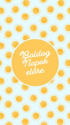 Napfoltok yellow whimsical-color-block