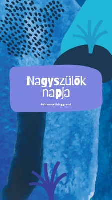 Valami nagyszerű dolog blue organic-simple