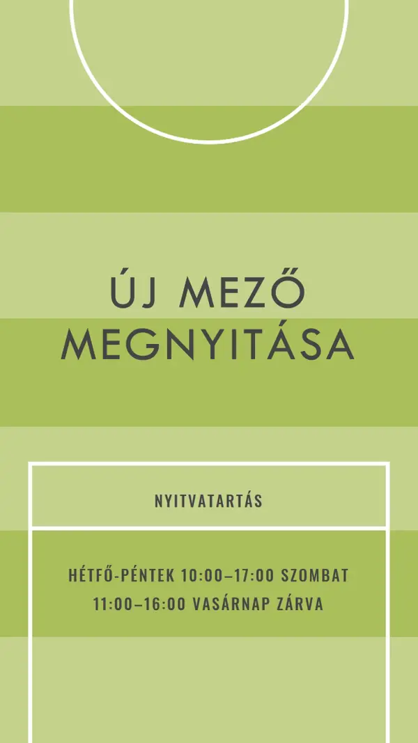 Mezőcélok green modern-geometric-&-linear