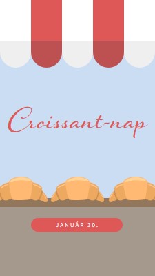 Croissant-nap blue whimsical-color-block