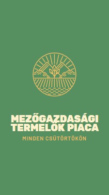 Gyere a mezőgazdasági termelők piacra green clean,simple,logo,organic,typographic,rustic