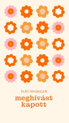 Bulit rendezünk orange bold,fun,graphic