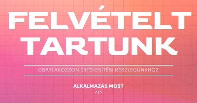 Felvételt veszünk , csatlakozz hozzánk! pink simple,bold,gradient,grid,minimal,bright