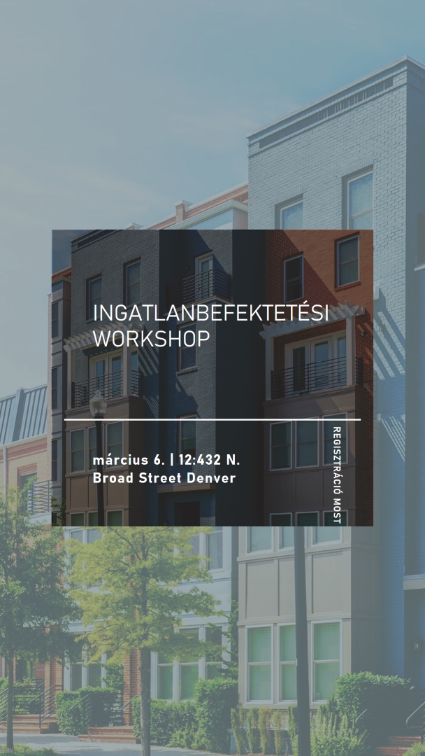 Városi beruházások blue modern-simple