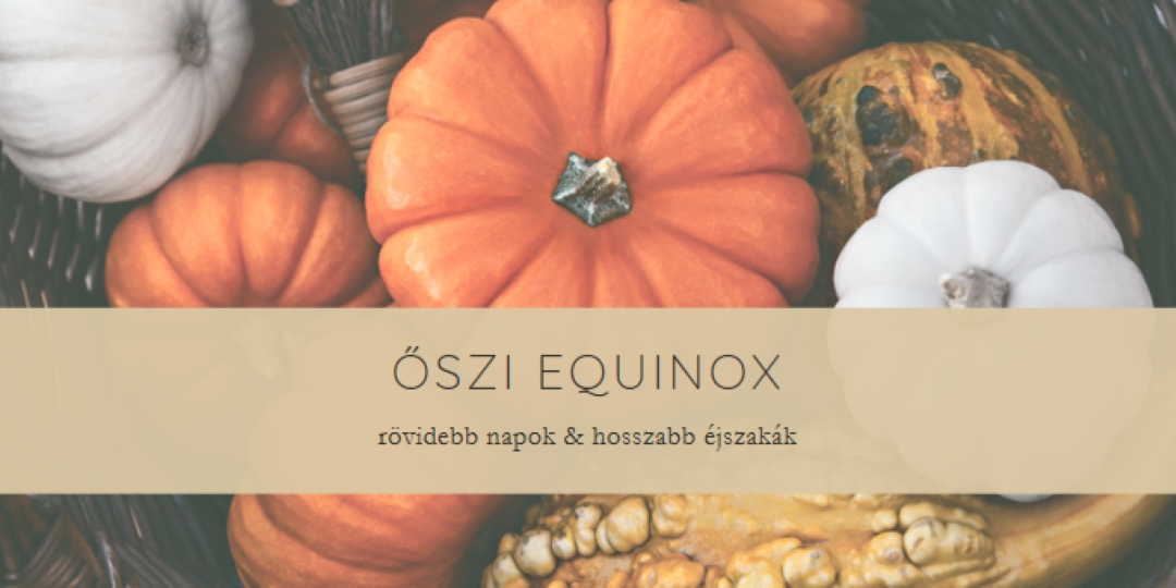 Ünnepelje az őszi equinoxot orange modern-simple