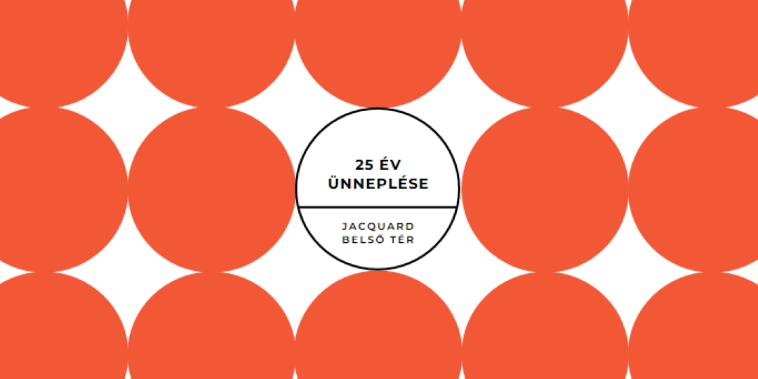25 év ünneplése orange modern-geometric-&-linear