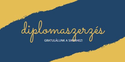 Diploma izgalmak yellow modern-simple